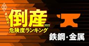 倒産危険度ランキング2022【鉄鋼・金属20社】高炉メーカーが2位、財閥系企業も