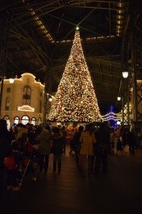 東京ディズニーランドのクリスマスツリー