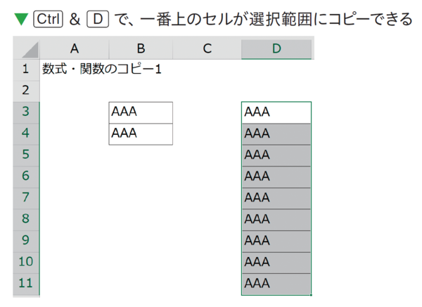 エクセルの高速コピー「2つのテクニック」