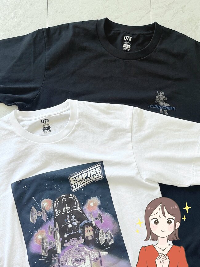 思わず2色買い…！ユニクロ×スター・ウォーズの「コラボTシャツ」かっこよすぎて毎日着たい！《購入レビュー》