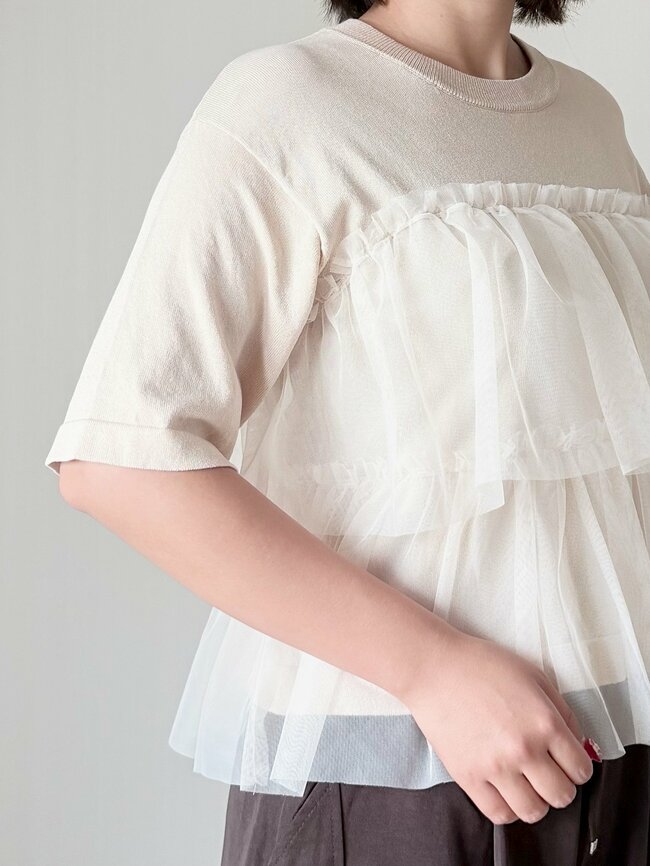 しまむらとは思えないオシャレさ…!1639円の「着痩せアイテム」上半身をふんわりカバーできて大当たりです!《購入レビュー》