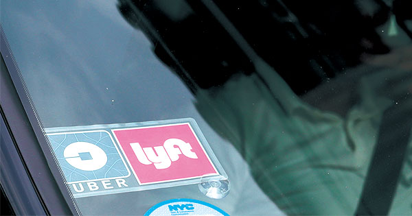 UberやLyftのロゴマー