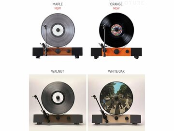 Jasmine Audio、スピーカー内蔵でBluetooth対応のバーティカルレコードプレーヤー新モデル