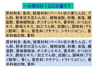 一か所だけ！どこが違う？