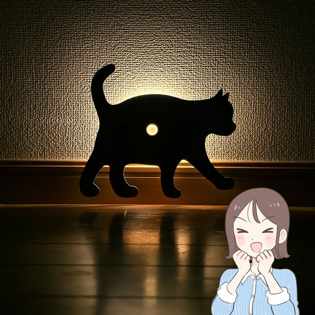 ダイソーで買えちゃうの…？子猫みたいな「オシャレ間接照明」可愛すぎて家中にほしい！