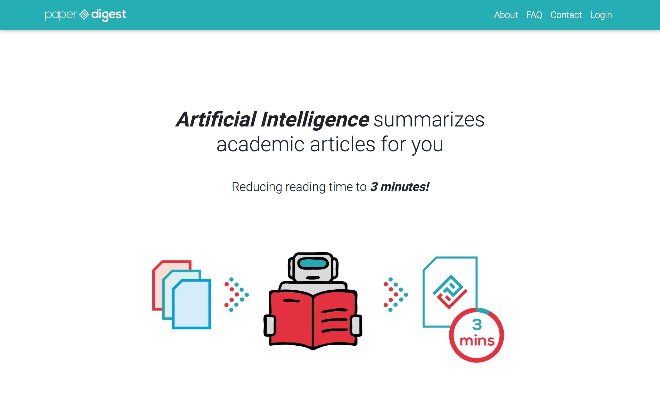 人工知能を活用して学術論文を自動で要約するサービス「Paper Digest」  画像提供 :  JIYU Laboratories