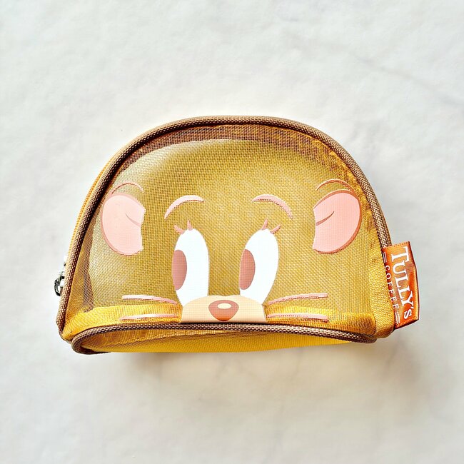 とんでもなく可愛い…！タリーズ×トムとジェリーの「ガバッと開くポーチ」マチが広くて使いやすい！