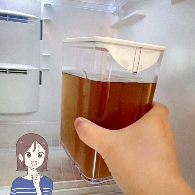 麦茶作りがめっちゃラクに…！カインズの“冷蔵庫の棚に置けるボトル”が洗いやすくて天才！「まさに探していた物」「2個目を買いに行きました」