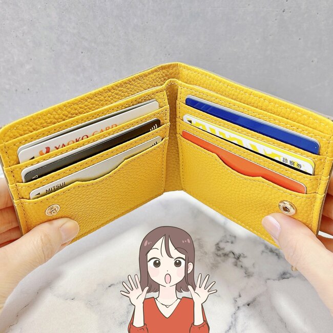 小銭が取りやすくて感動…！ハニーズの“コンパクトな財布”お会計がスムーズになった！「ぜーんぶ収まります」「これからも愛用します」《購入レビュー》