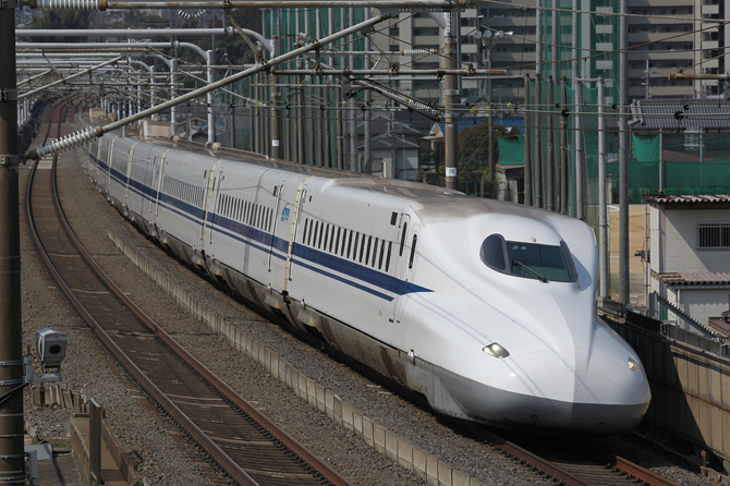殺傷事件が起きた新幹線「N700系」