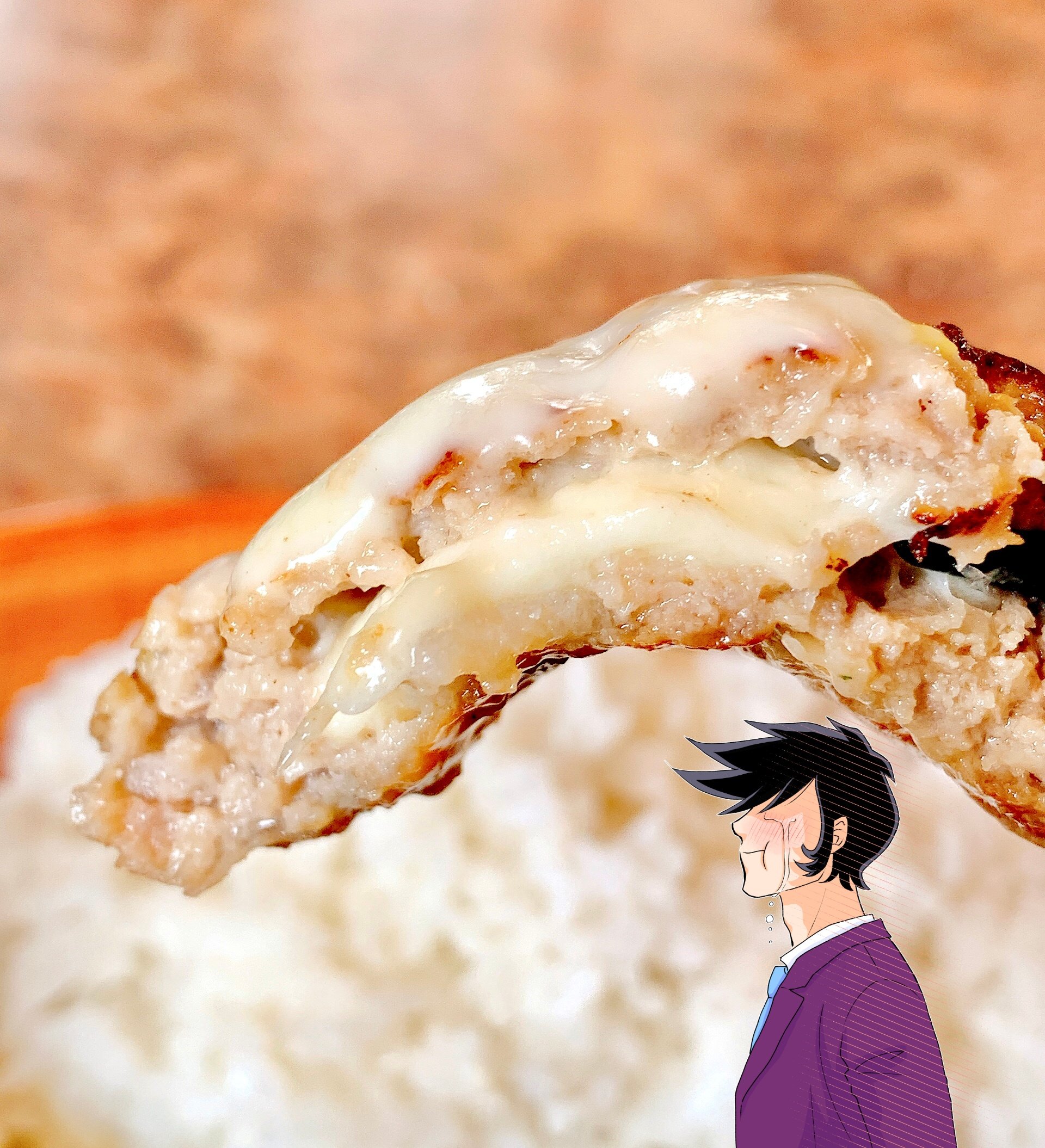 「腹パンすぎてやばい」「暴力的に美味しい」びっくりドンキーの“1400kcal超えメニュー”ひと口の満足感がスゴいんです！「肉汁ヤバいくらい出てきて幸せ」