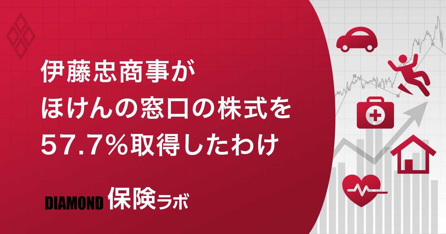 伊藤忠商事がほけんの窓口を傘下に
