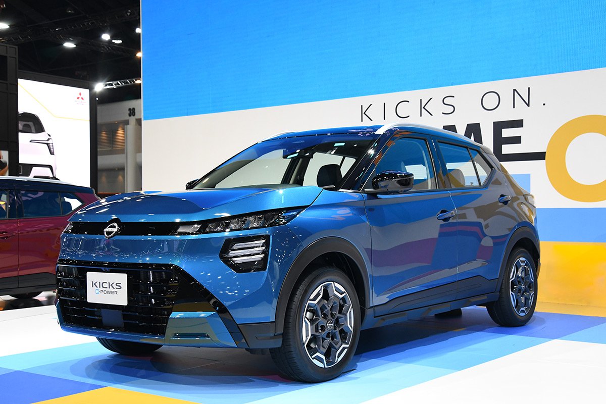 日産キックスのフルモデルチェンジ版がタイで先行発表。e-Powerシステムが第三世代に移行し、ドライバビリティもアップするという
