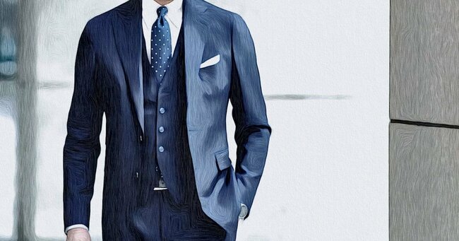 紺スーツ×紺ネクタイ」でも堅苦しくならない、たった1つの装いルール 男のオフビジネス ダイヤモンド・オンライン