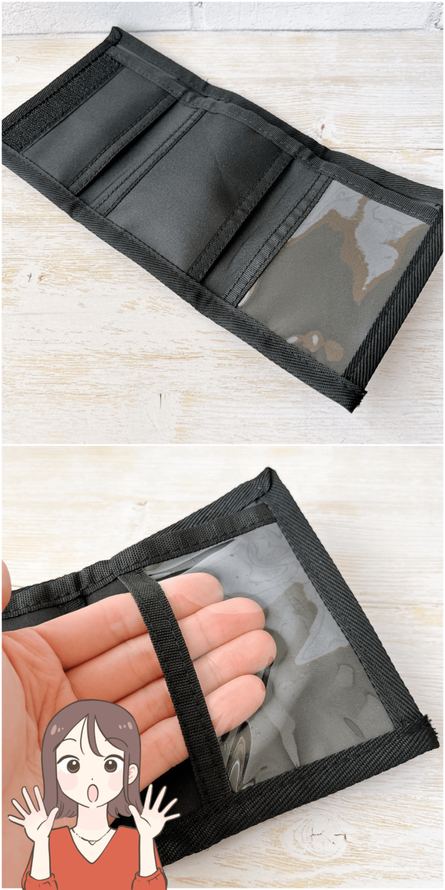 カードや診察券が9枚入った!ダイソーの「首にかけれるミニ財布」お会計がスムーズにできて嬉しい…!