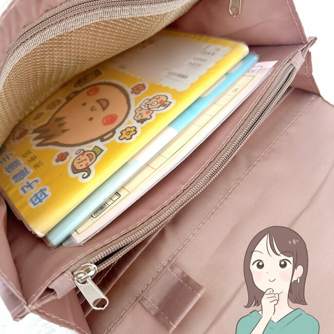 カードや診察券が27枚も入った…！しまむら×サンリオの「大人かわいい仕分けポーチ」財布代わりにもなって天才すぎる！