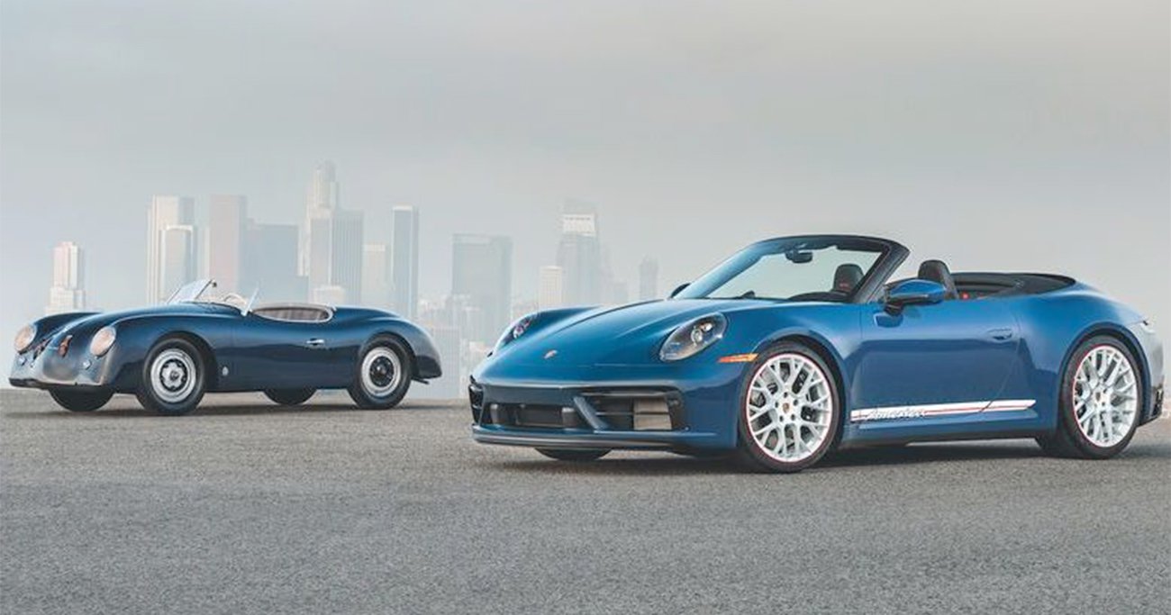 ポルシェ新型911、超希少車「356アメリカ・ロードスター」オマージュの