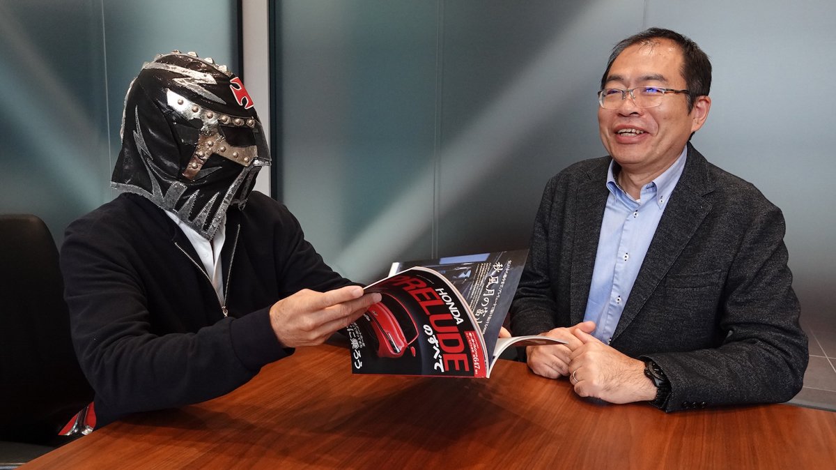 インタビュー中の様子