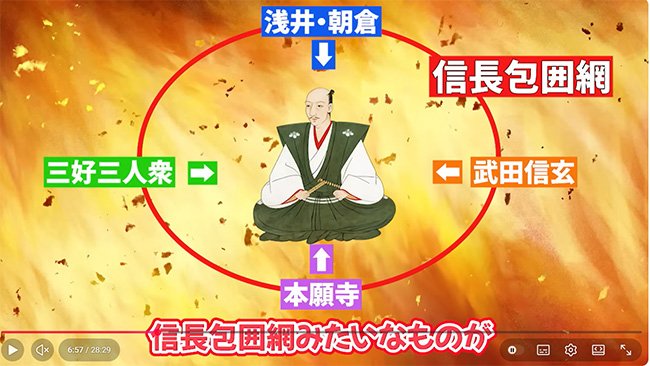信長包囲網　（C）かしまし歴史チャンネル