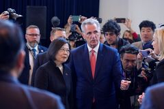 台湾総統と米下院議長が会談、中国の報復警戒