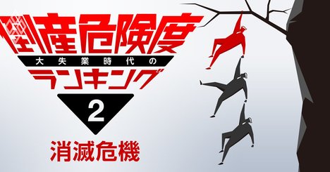 自治体別「企業消滅危機ランキング」、倒産・解散・休廃業が迫る