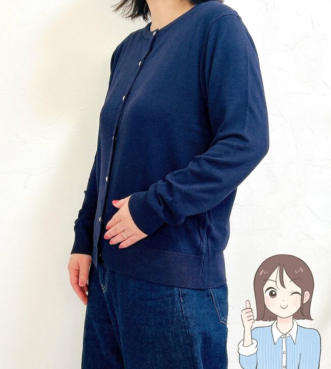 「即購入しました」「とっても可愛い」ハニーズの“花粉が落ちやすいカーディガン”お花のボタンが高級感たっぷりなんです!