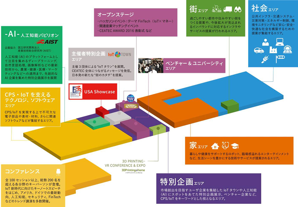 IoTの未来を体感できるイベント<br />「CEATEC JAPAN」10月4日から開催