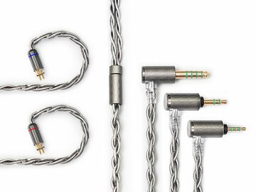 16芯構造シルバーコートハイブリッドのイヤホン用アップグレードケーブル発売