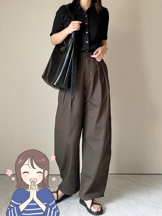 コスパ良すぎて全色欲しくなる！しまむらの「1639円トップス」着るだけで細見えするシルエットが素敵！