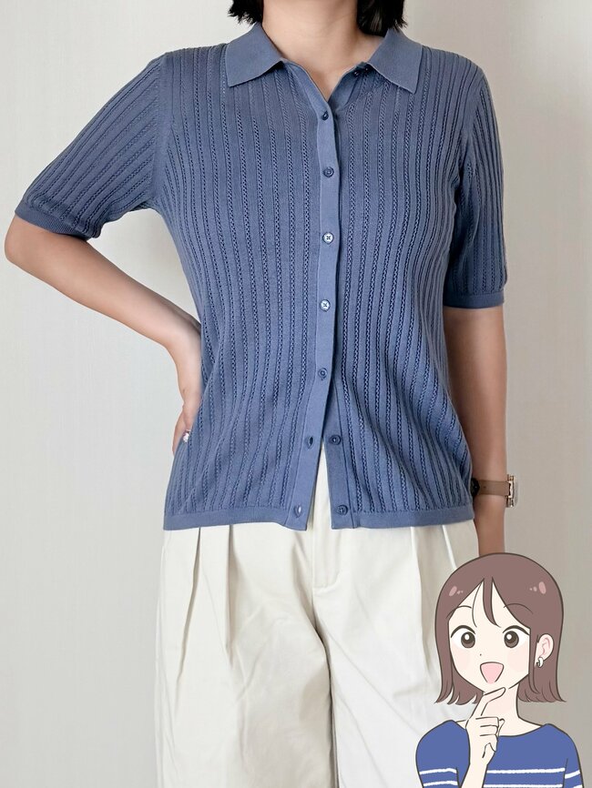 二の腕カバーできて安心感がスゴい…！無印良品の「細見えアイテム」色違いもそろえたくなる名品です！《購入レビュー》