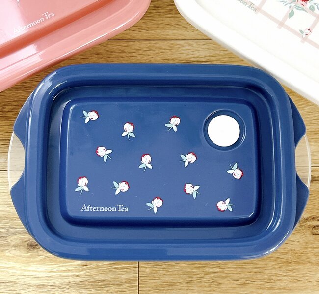 【アフタヌーンティー】かわいくて思わず即買い…！1個330円の「レトロ保存容器」お花のデザインがオシャレすぎる！