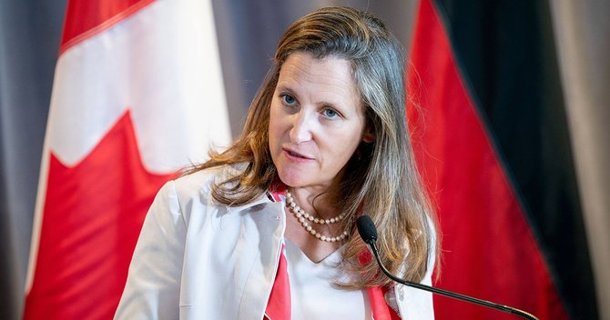 クリスティア・フリーランド副首相兼財務相