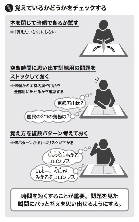 問題を見て 覚えた知識をいかに 思い出せる か 効率よく短期集中で覚えられる7日間勉強法 ダイヤモンド オンライン