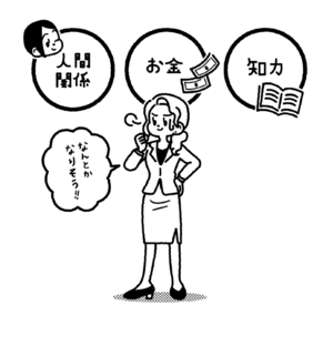 『「なんとかなる」と思えるレッスン 首尾一貫感覚で心に余裕をつくる』P.57より転載（イラスト：kikii クリモト）