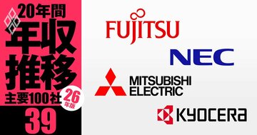 【富士通・NEC・三菱電機・京セラ・日立・ソニー・パナソニック】年収の浮沈で「損をした世代」は？富士通だけOB優位、氷河期世代は7社で「勝ち組」ゼロ《20年間の年収推移を5世代別に独自試算・2026年版》