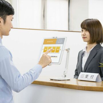高さと向きが調整できる6～13インチ対応タブレットスタンド