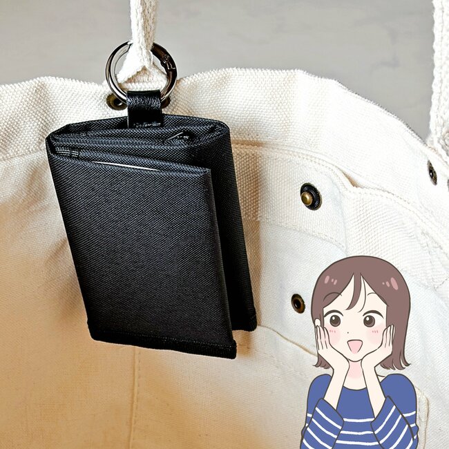小銭やお札が取り出しやすい！ダイソーの「スマホより小さいミニ財布」カードが12枚入って便利！《購入レビュー》