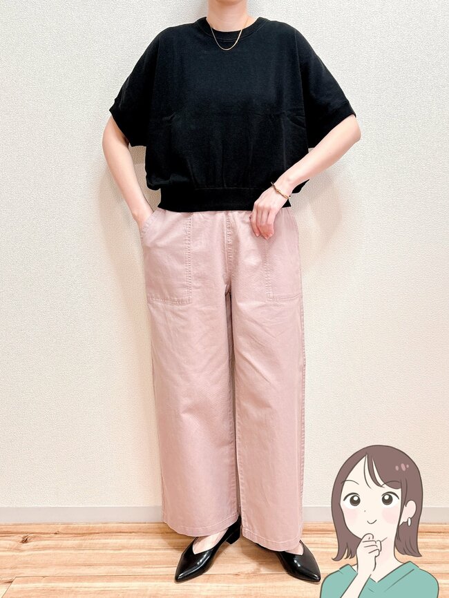 オシャレも体型カバーも両方叶う！しまむらの「美シルエットなワイドパンツ」履き心地良すぎてヘビロテ確定です！