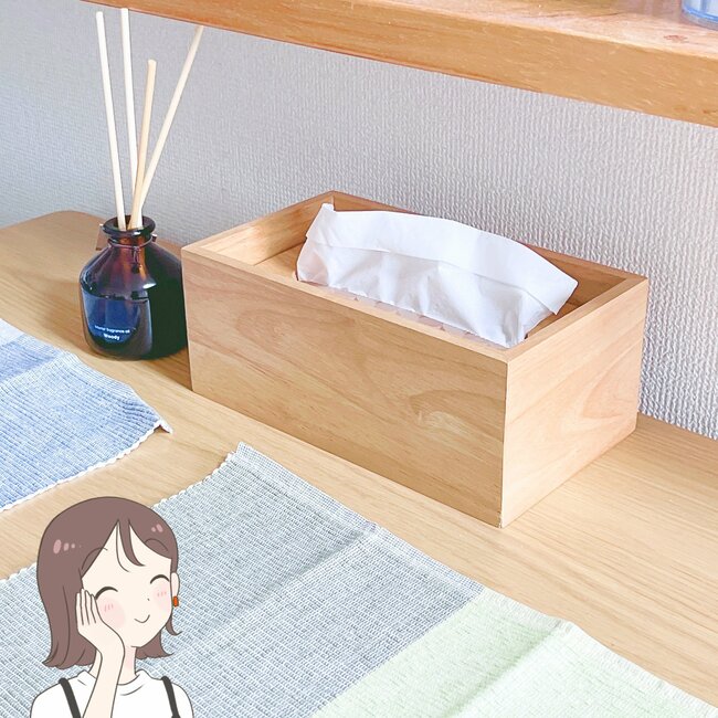 「インテリアになるほど可愛い」無印良品の“おしゃれティッシュボックス”最後の1枚まで取り出しやすくて優秀！「2つ購入した」「とってもお気に入り」