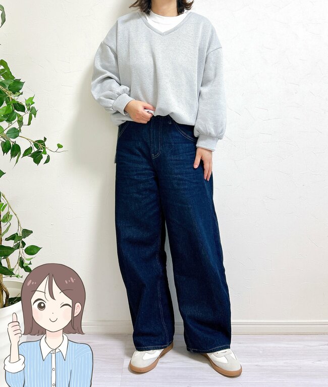 体型カバーの天才すぎる…！ワークマンの「ゆったりトップス」体のラインを拾わないし、すぽんと着るだけでオシャレなの！