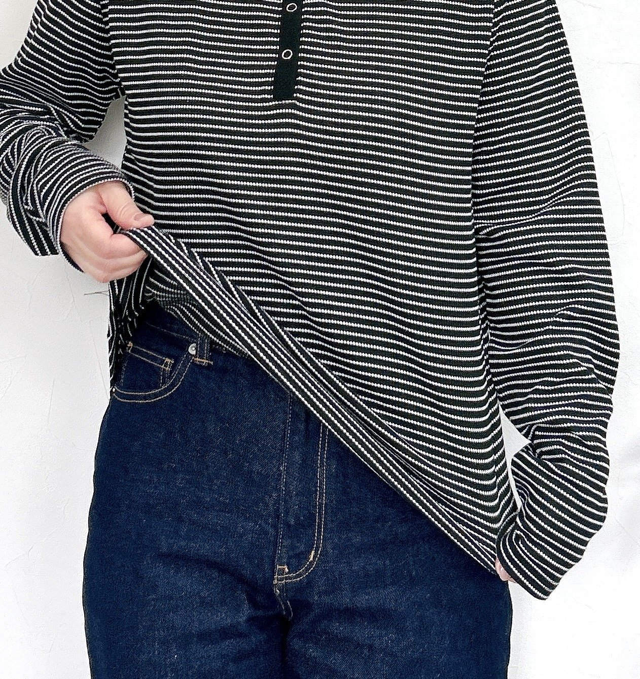 楽ちんすぎて毎日着たい…！しまむらの「着回しトップス」流行りのヘンリーネックが可愛くて、めっちゃ使えます！