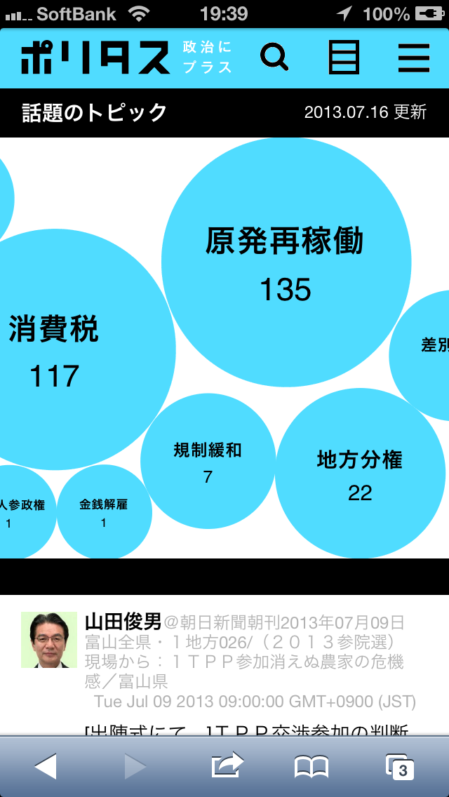 新サイト「ポリタス」で政治を可視化する!<br />編集長・津田大介氏に使い方と狙いを聞いた