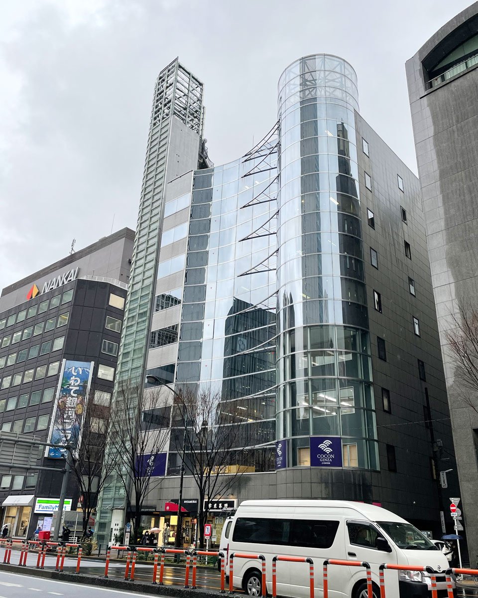 写真:千雅が入居していた都内のビル