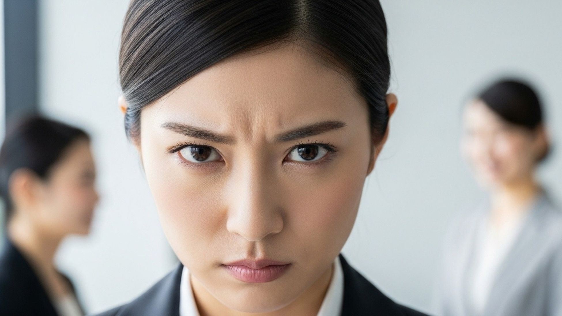 不満をかかえる女性