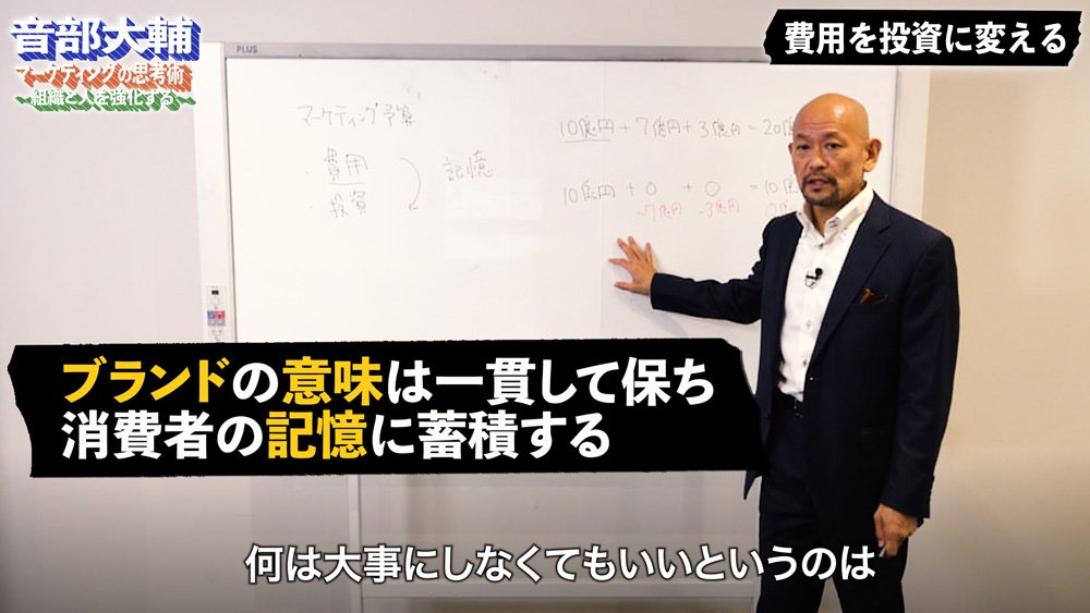 ブランディング実務の必須理解「ブランドとは○○である」【音部大輔・動画】