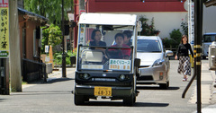 自動運転ゴルフカートが公道を走行、輪島市実証実験の独自性