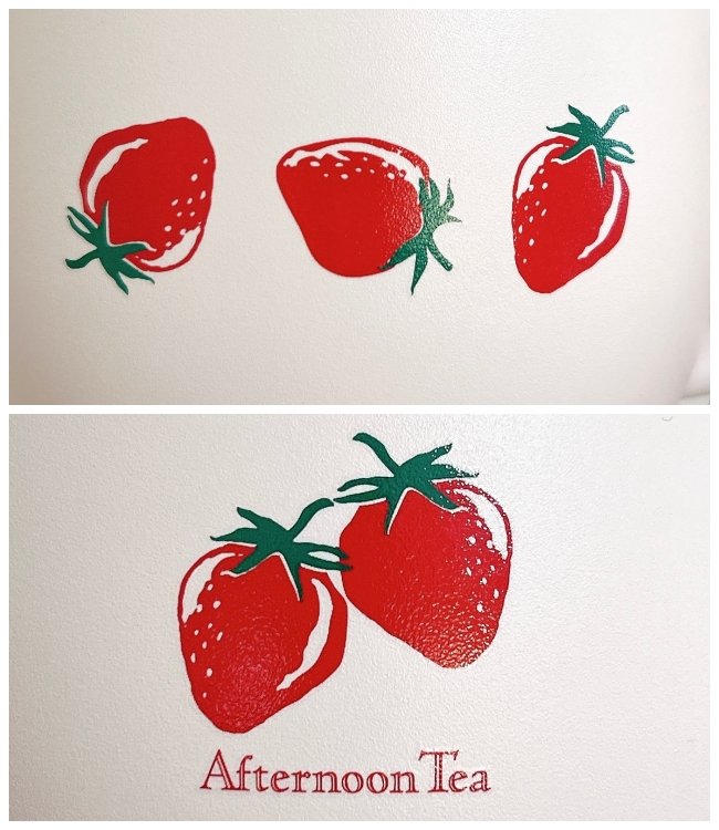 3時間経ってもあたたか～い！アフタヌーンティーの「ぷっくりマグカップ」レトロないちご柄がかわいすぎる！