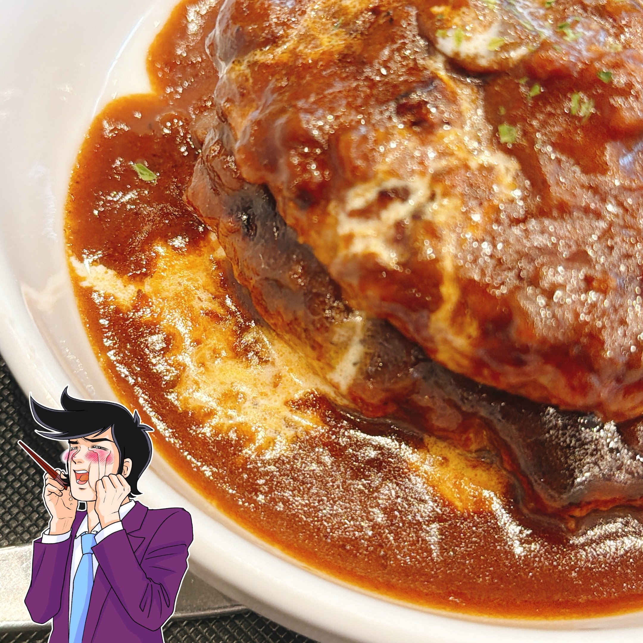 「腹パンすぎ」松屋の“ハンバーグ2枚重ねメニュー”が反則級!お肉がジューシーで箸が止まらない!《実食レビュー》