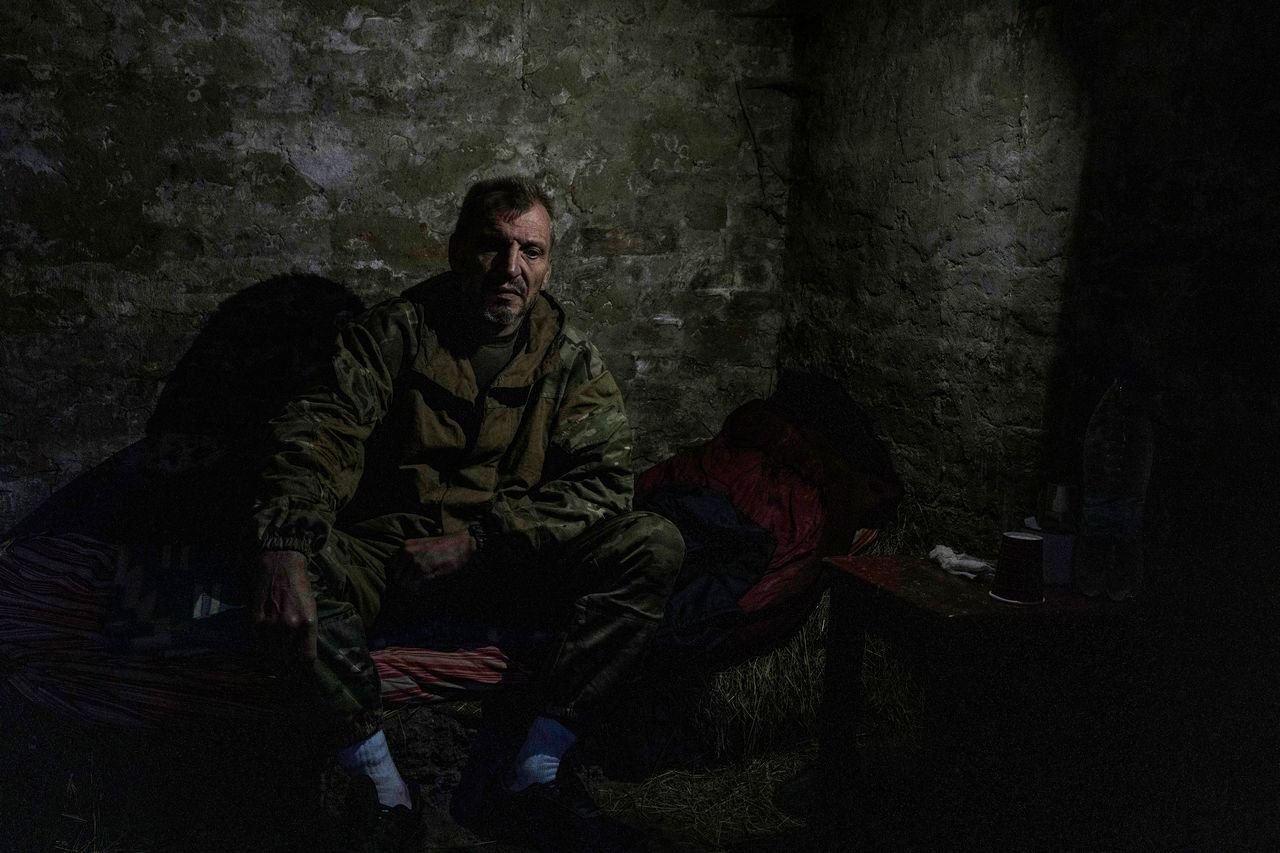ウクライナ軍に投降した後のヌジン受刑者（2022年9月19日）PHOTO: EMANUELE SATOLLI FOR THE WALL STREET JOURNAL