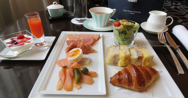 東京ステーションホテルのセット朝食